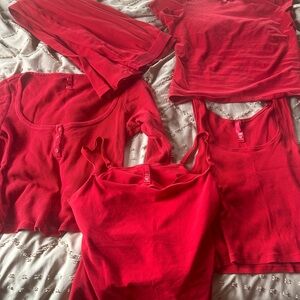 SKIMS Red Women Tops Collection
